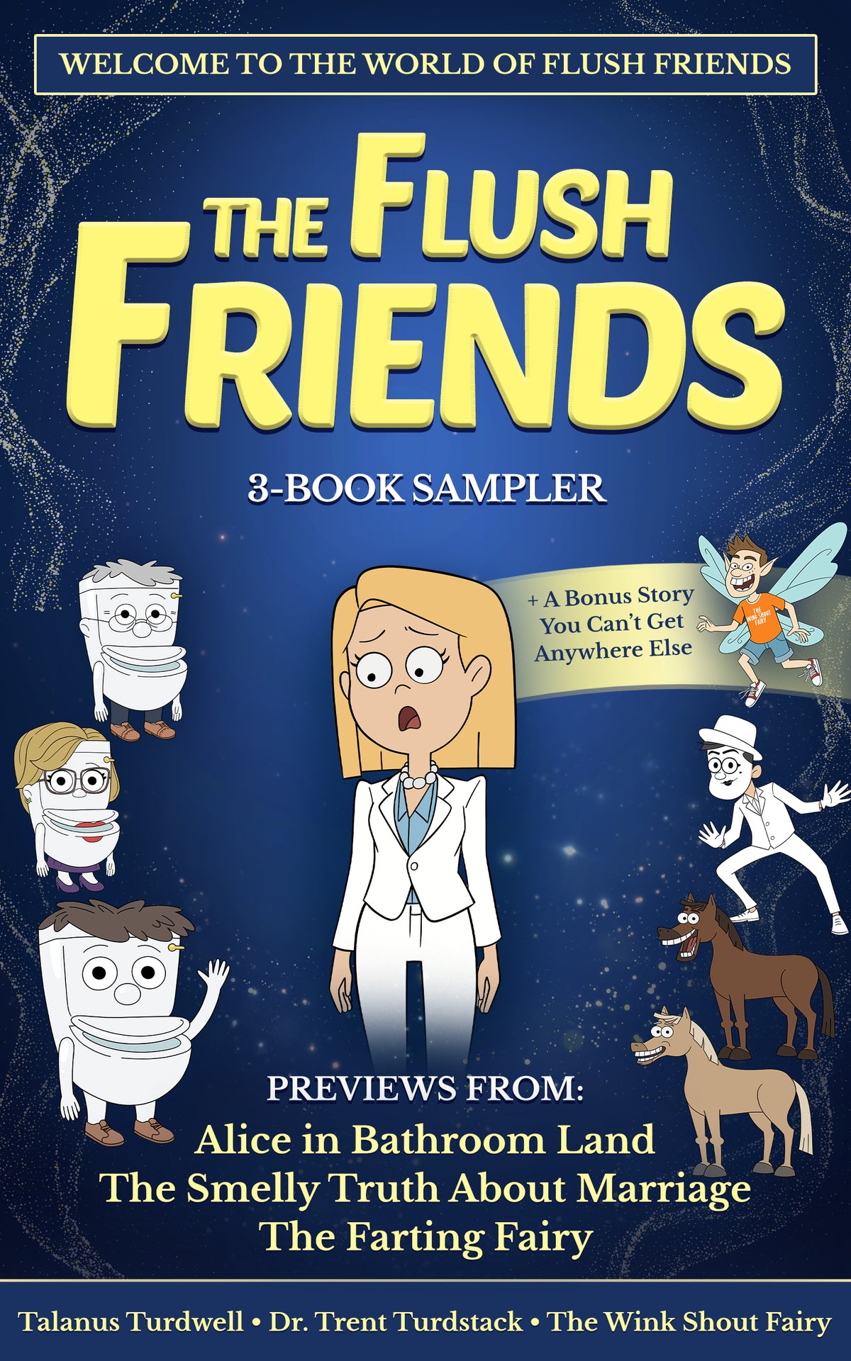 The Flush Friends 3-Book Sampler