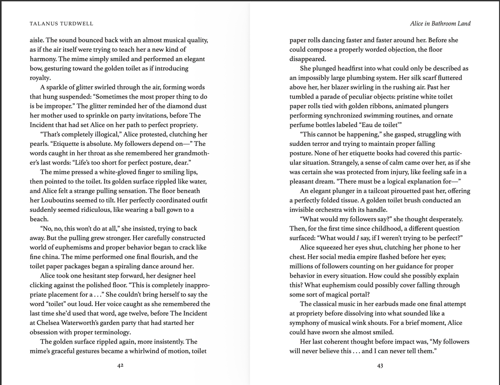 EBOOK Alice in Bathroom Land by Talanus Turdwell