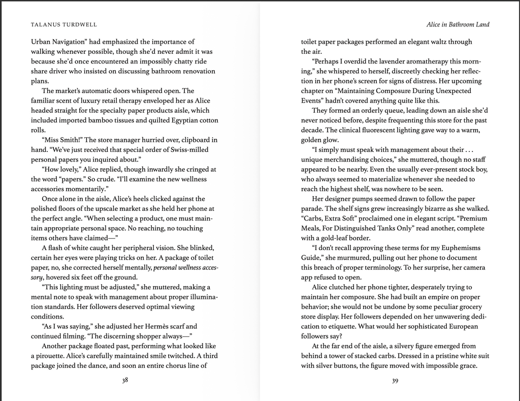 EBOOK Alice in Bathroom Land by Talanus Turdwell