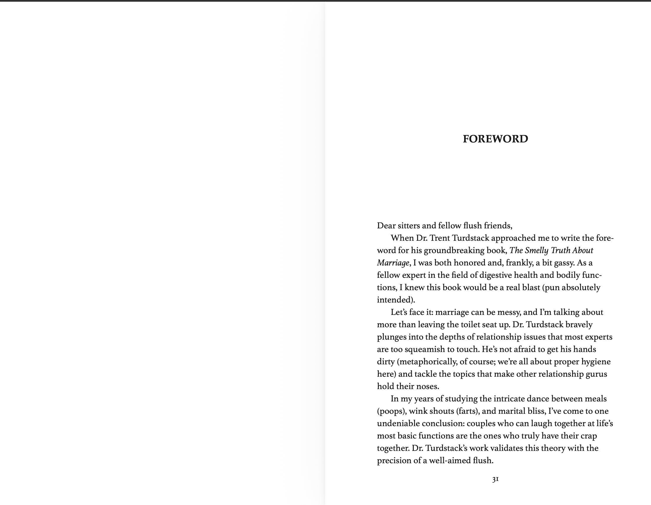 EBOOK The Smelly Truth About Marriage by Dr. Trent Turdstack