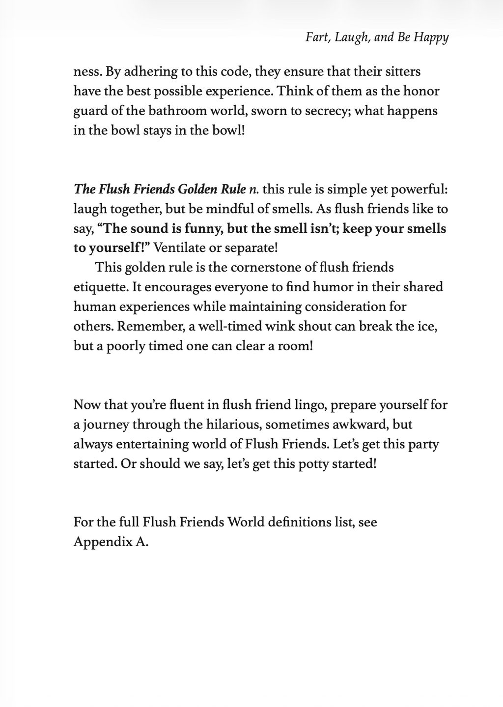 EBOOK Fart, Laugh, and Be Happy: Inspiring Bathroom Humor Stories to Uplift Your Spirit by Dr. T. Barbara Boothole